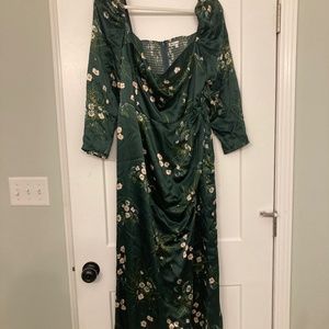 Reformation Gloriana silk dress
